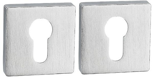 Накладки на серцевину MVM E1 MOC матовий старий хром - Фото №2