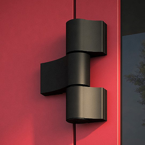 Петля MEDOS Jocker Alu-3 67 мм до 160 кг черный матовый - Фото №2