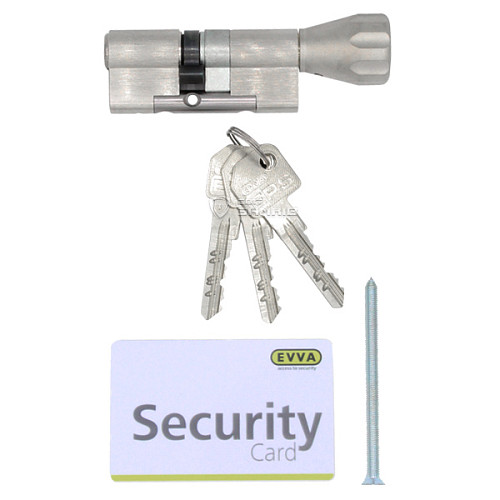 Циліндр EVVA EPS 62T (31*31T) нікель сатин - Фото №4