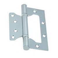 Петля KEDR FLUSH 100*75 WHITE ZINC белый цинк