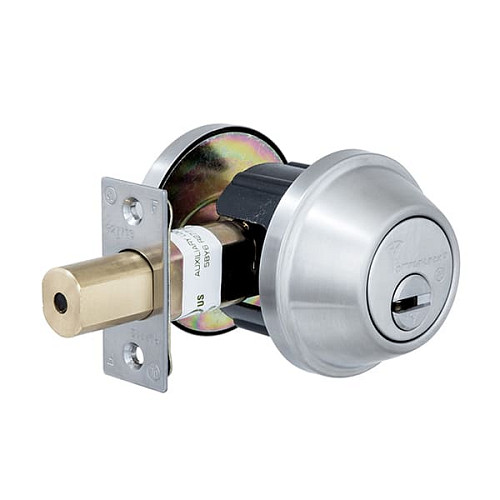 Замок врезной MUL-T-LOCK Dead Bolt Cronus Interactive + (BS60 / 70мм) матовый никель - Фото №2