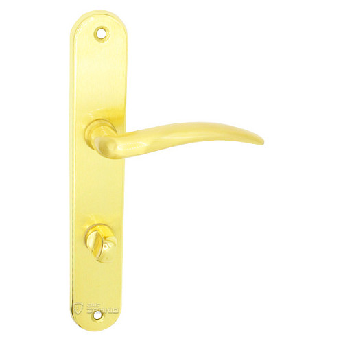 Ручки на планці Фінг д/п 72 WC OLV золото - Фото №2