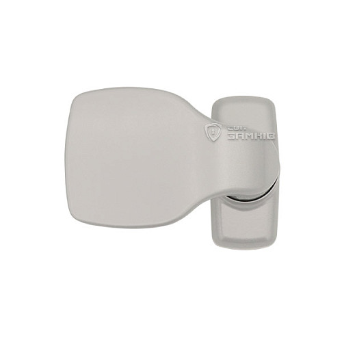 Ручки на розеті MEDOS Merkury натискна-фіксована сіра - Фото №5