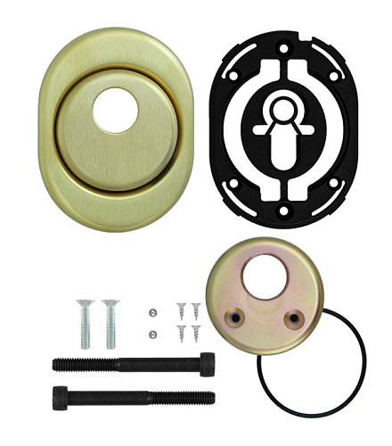 Протектор DISEC CONTRO CD2100 30 / 40мм латунь матовая - Фото №4