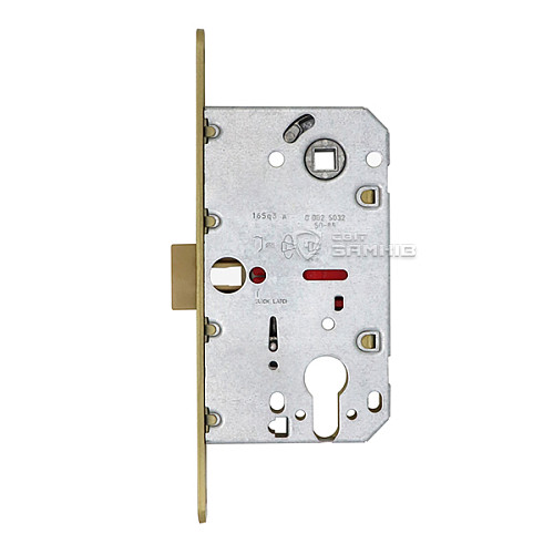 Механізм замка AGB Mediana Polaris PZ магніт (BS50*85мм) латунь матова - Фото №4