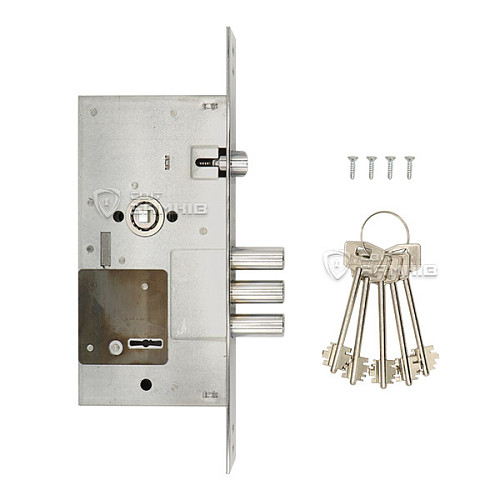 Механізм замка KALE 252 RL (BS60*85мм) хром - Фото №4