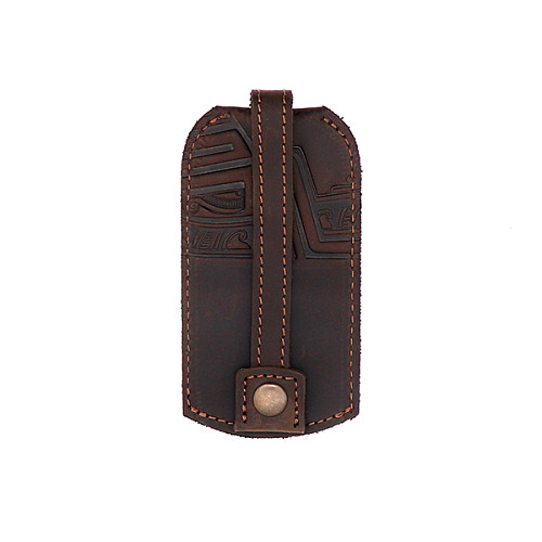 Ключниця-колокол ПЛИН ЧАСУ (кельтський) шкіряна темно-коричнева - Фото №2