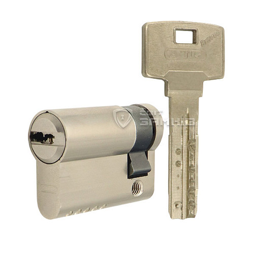 Цилиндр половинка ABUS Bravus 4000 Compact 45 (35*10) никель сатин 3 ключа - Фото №1
