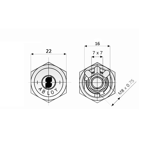 Замок для оборудования ABLOY CL106 Sentry - Фото №6