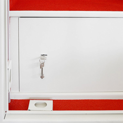 Сейф оружейный GRIFFON GD.840.E.T GLASS CREAM из ударопрочного стеклом - Фото №5