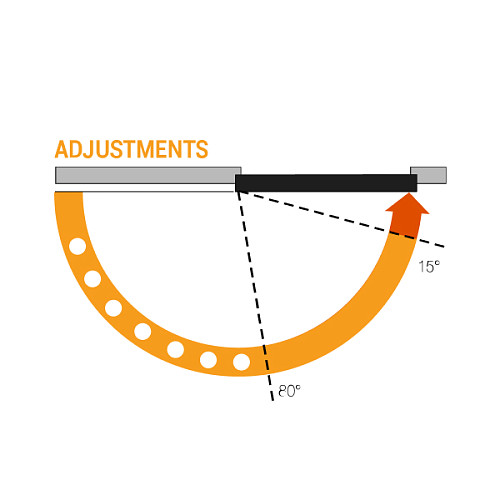 Дотягувач CISA 60470.03.0.44 STD до 80 кг чорний - Фото №9