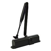 Доводчик Dorma TS Compakt EN2/3/4 стандартная тяга до 80кг FIRE Черный