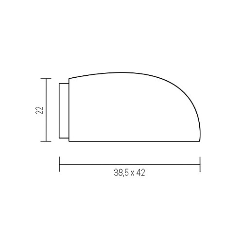 Стопор дверний підлоговий AMIG мод.409 прозорий - Фото №2