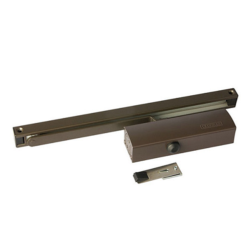 Дотягувач GEZE TS 3000 VBC SLD HO з фіксацією до 80кг Коричневий - Фото №2