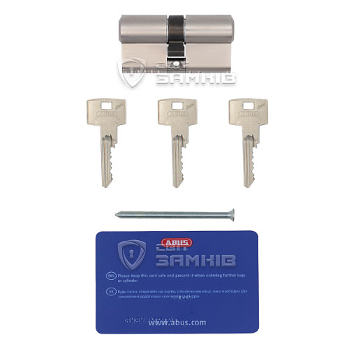 Цилиндр ABUS Vitess 4000 MX (модульный) 85 (40*45) никель сатин - Фото №6