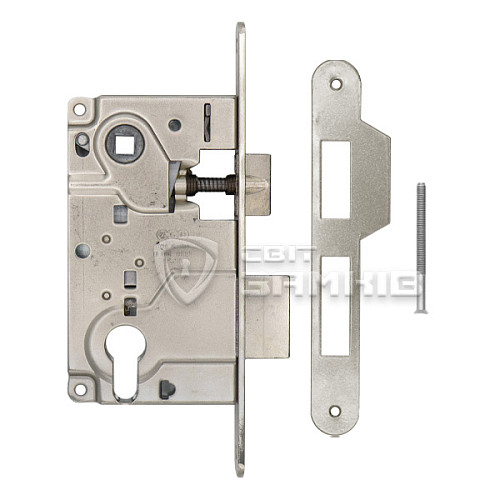 Механізм замка AGB Centro PZ (BS50*85мм) нікель - Фото №4
