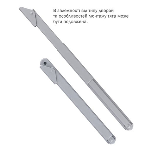 Тяга ABLOY DC197 стандартна Сірий - Фото №3