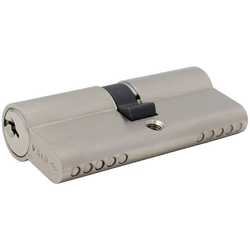 Циліндр CISA C2000 80 (35*45) нікель матовий 3 ключі - Фото №2