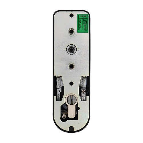 Ручка на планці CISA 07078.68 зовнішня з циліндром для накладної антипаніки чорний - Фото №6