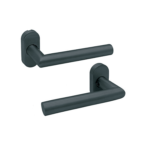 Ручки на розеті ABARO Lido MM антрацит - Фото №1