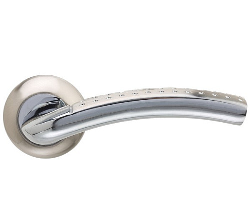 Ручки на розеті GAVROCHE Plumbum AL-A5 SN/CP нікель/хром - Фото №2