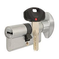 Цилиндр SECUREMME K2 100T (50*50T) матовый хром