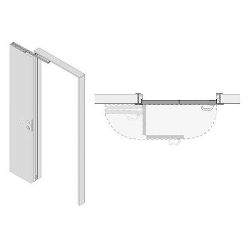 Раздвижная система Compack Living 180 ° F70 на 2 полотна до 50 кг правая - Фото №5