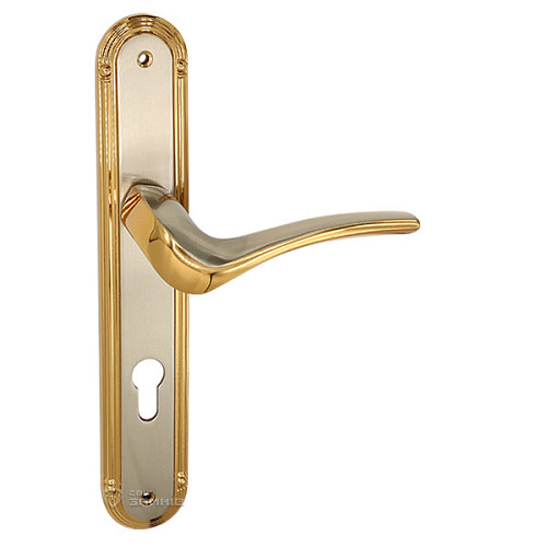 Ручки на планке OZCANLAR Onix Yale 85 сатин/золото - Фото №2