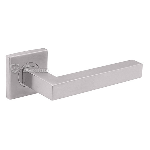 Ручки на розеті SHERLOCK SH 2033 нержавіюча сталь матова - Фото №2