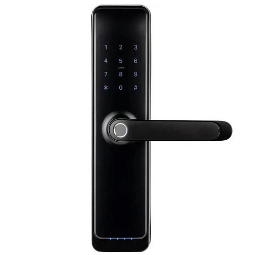 Розумний замок PES Husky Wi-Fi з WC фіксатором накладний чорний - Фото №4