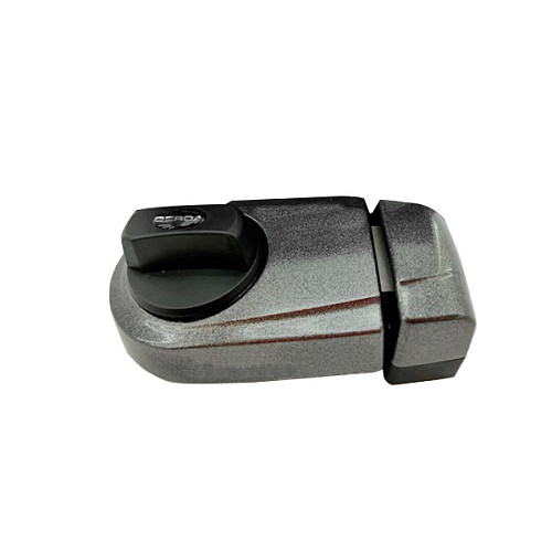 Замок накладной GERDA ZG200 (BS50-60мм) графит 4 ключа - Фото №2