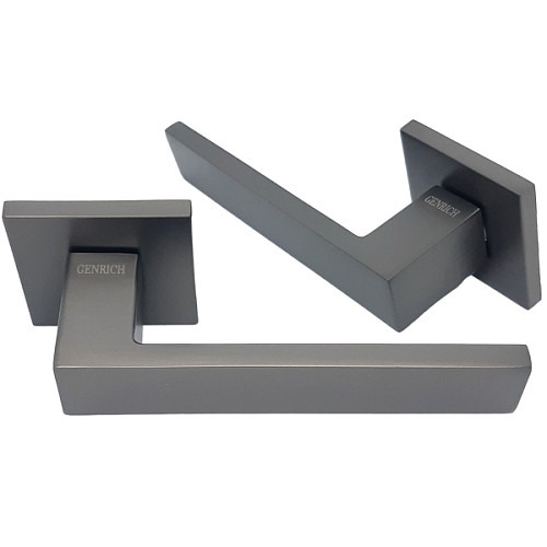 Ручки на розетте GENRICH R77.210 GR графит - Фото №3