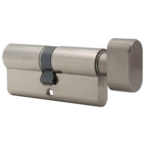 Циліндр CISA C2000 100T (50*50T) нікель матовий 3 ключі - Фото №4