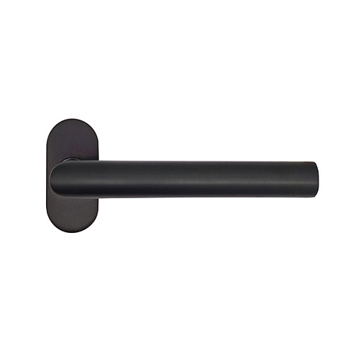 Ручки на розеті ABARO Lido FM фіксована-натискна темний графіт PVD - Фото №5