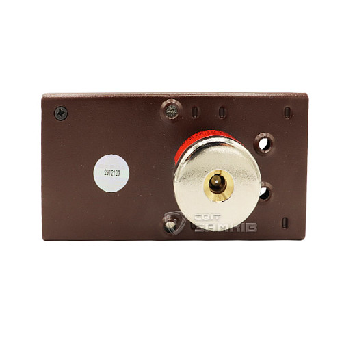 Замок накладний GERDA TYTAN ZE 1 (BS55мм) коричневий 4 ключа - Фото №4