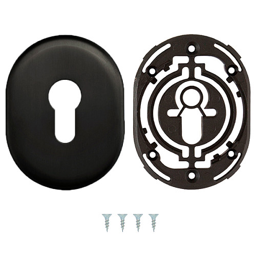 Декоративна накладка DISEC KT3561 хром чорний - Фото №2