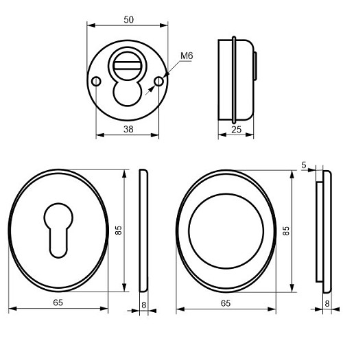 Протектор DISEC SFERIK BDS16 25 мм чорний - Фото №4