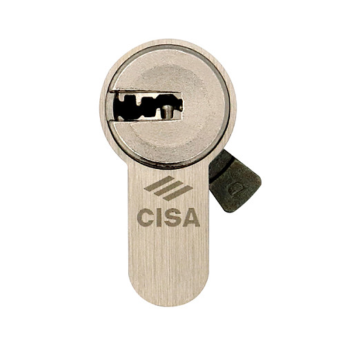 Циліндр половинка CISA Astral Tekno PRO 40 (30*10) нікель матовий 3 ключі - Фото №4