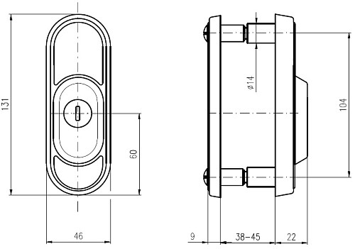 Протектор ROSTEX Decor R3 (38-45мм) титан PVD матовий - Фото №5