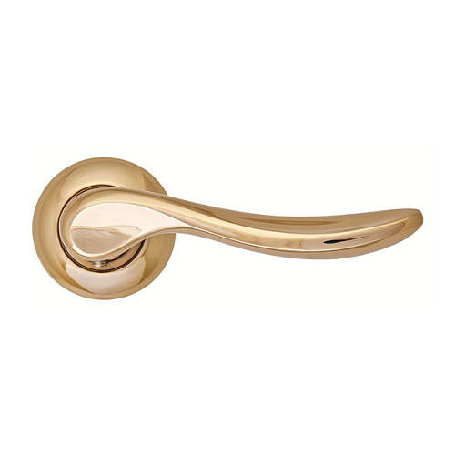 Ручки на розеті SIBA Latina (R02) матове золото/темне золото - Фото №2