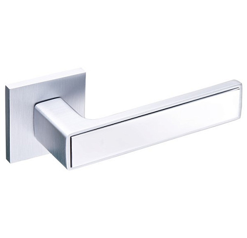 Ручки на розеті GAVROCHE Nikel Ni-Z25 MSCB/CP італійський сатин/хром - Фото №4