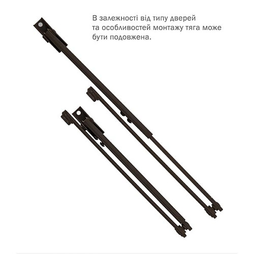 Тяга ABLOY DC197 стандартна Коричневий - Фото №4