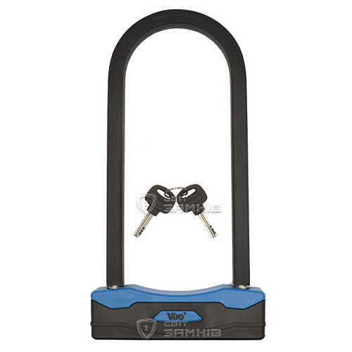 Замок для велосипеда VIRO Moto Sezione Black 255мм 2 ключа - Фото №9