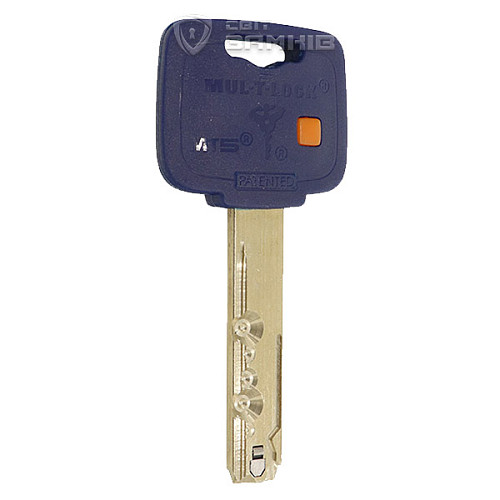 Цилиндр MUL-T-LOCK MTL800/MT5 + MOD 105T (55*50T) (модульный) никель сатин - Фото №4