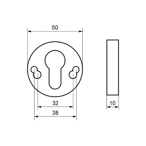 Проставка под протектор цилиндра AZZI FAUSTO Spessore 10 мм - Фото №2