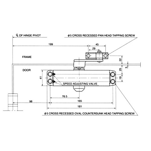 Дотягувач RYOBI S-8850T SLD HO з фіксацією до 45кг Сірий - Фото №11