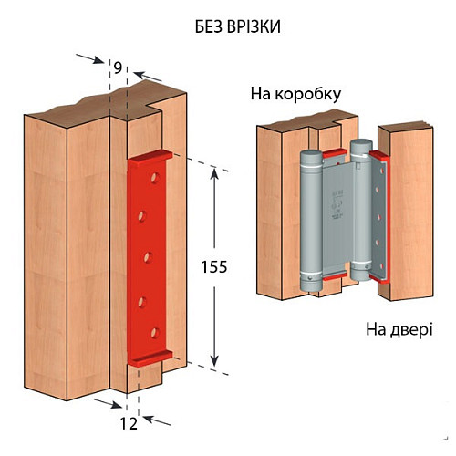 Петля барная с тормозом ALDEGHI LUIGI 101AO150B 150 мм AO латунь - Фото №6