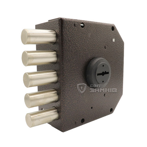 Замок накладний ЕЛЬБОР Граніт 1.06.51 MA (BS64мм) (н) - Фото №2