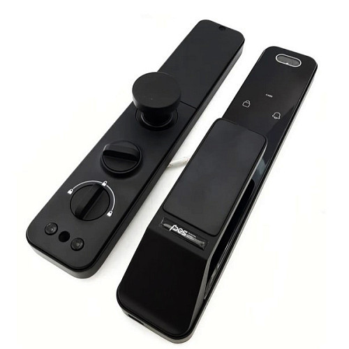 Розумний замок PES Boxer Face-ID накладний чорний - Фото №4