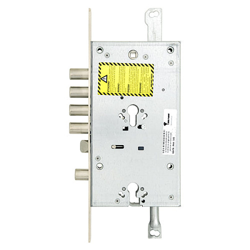 Механизм замка MUL-T-LOCK CTM30328 L.O.G. Двухсистемный (BS65 * 85мм) хром полированный без об.планки - Фото №2